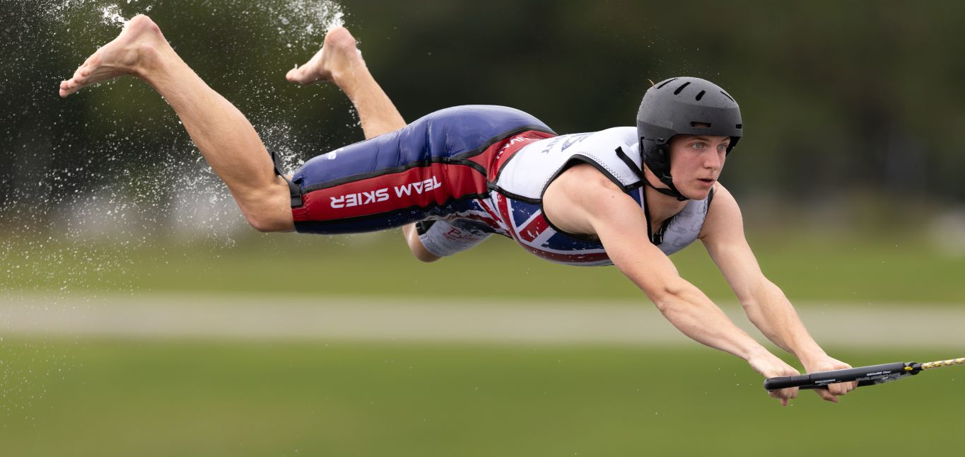 Ben Sullivan wins bronze at the 2024 World Barefoot Championships. Photo Greg Adams