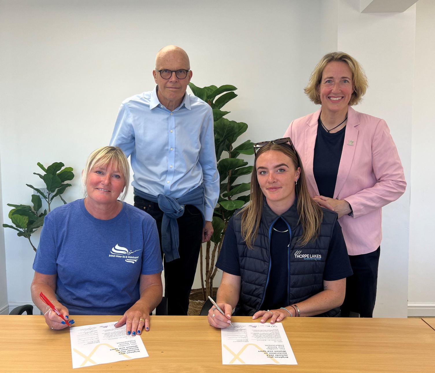 BWSW & IWG sign the Brighton Plus Helsinki Declaration on women & sport, August 2024