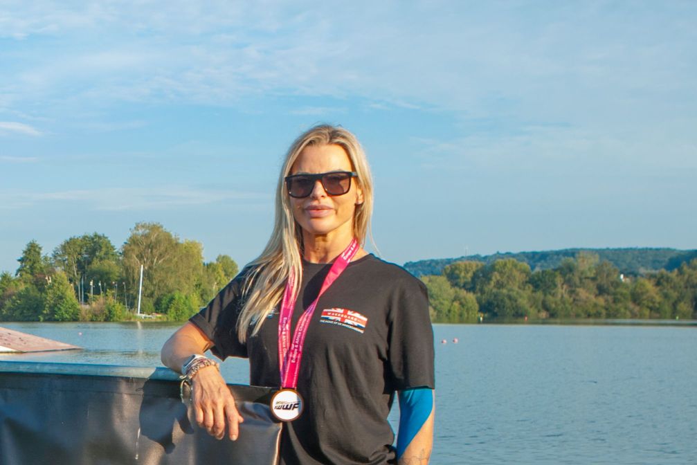 Kate Waldron wins bronze at 2024 Wakeboard Boat Euros - photo Mark Osmond