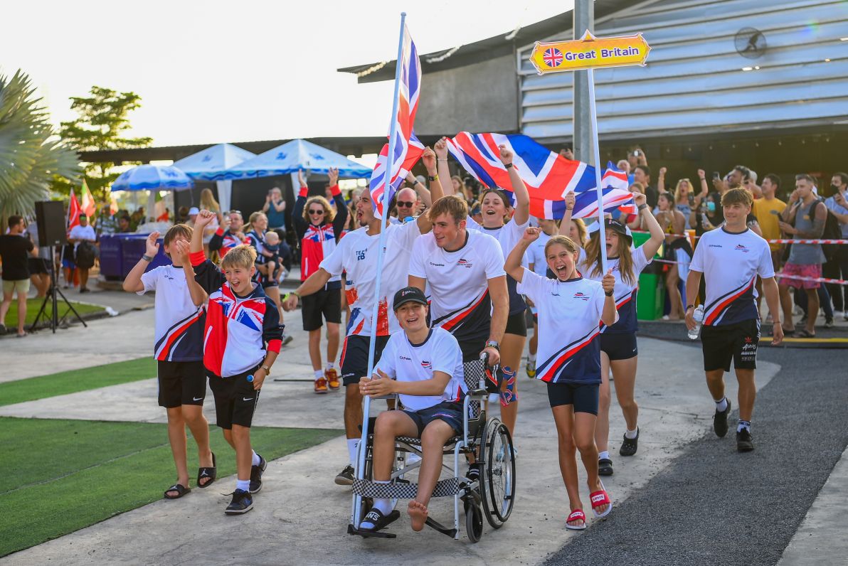 GB at 2022 Cable Wakeboard Worlds opening ceremony